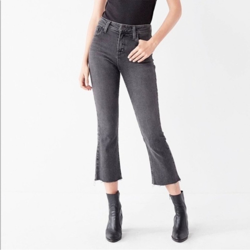 BDG Grey High Rise Cropped Jean side 27
